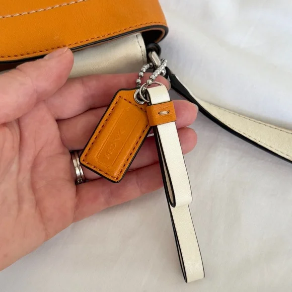 Coach Timeless Tan and Brown Leather Crossbody Bag - Picture 16 of 16